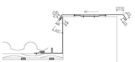 Schéma oplechovania atiky