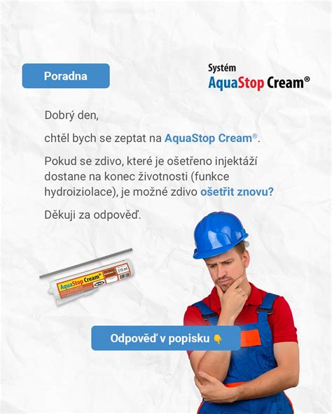 Infografika: Systém AquaStop Cream proti vzlínajúcej vlhkosti