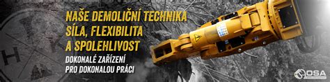 Rôzne typy hydraulických búracích kladív v akcii