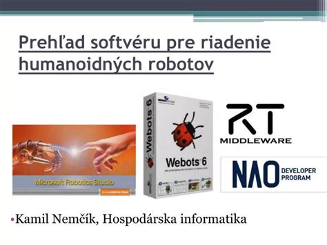Prehľad IT hardvéru a softvéru
