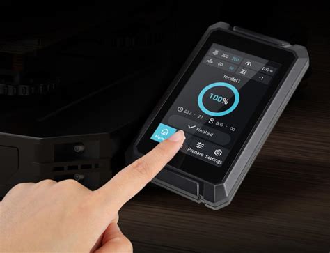 Dotykový displej laserového diaľkomera