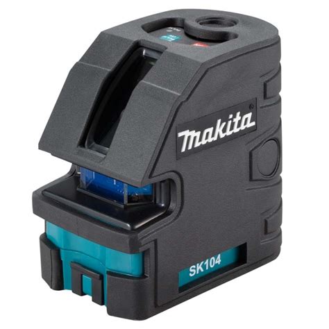 Detailný pohľad na krížový laser Makita SK104Z
