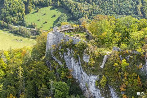 Mapa náučného chodníka Muránsky hrad