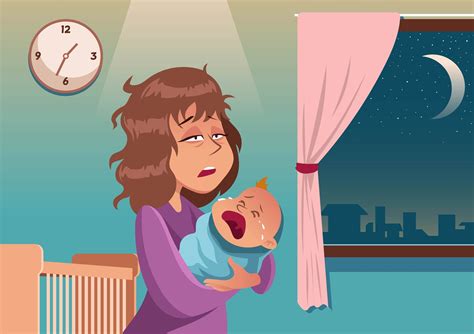 Ilustrácia dieťaťa s kašľom a horúčkou