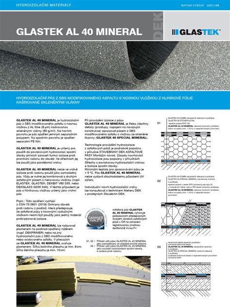 GLASTEK AL 40 MINERAL - detail hliníkovej vložky