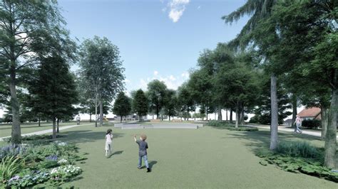 Vizualizácia komunitného priestoru K Park
