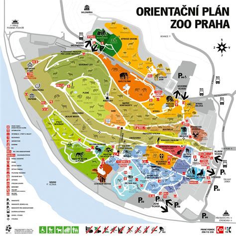Mapa stokovej siete v Prahe
