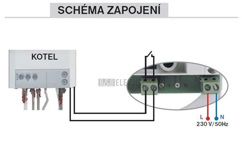 Schéma pripojenia termostatu k vykurovaciemu kotlu