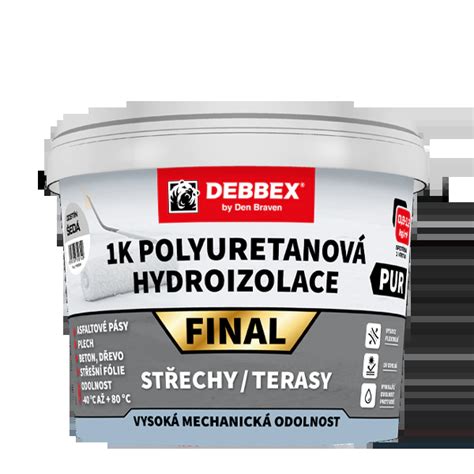 Schéma vlastností hydroizolácie DEBBEX EXTERIÉR
