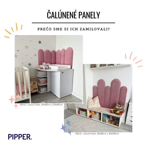 Mäkké čalúnené panely na stene detskej izby