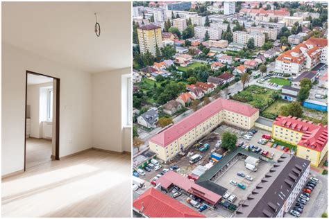 Pohľad na interiér administratívnej budovy v Martine s vysokým stropom