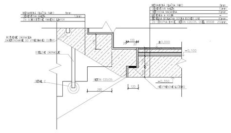 Detail debnenia točitého schodiska