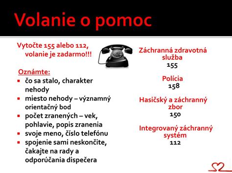 Záchranné číslo 112 a volanie o pomoc