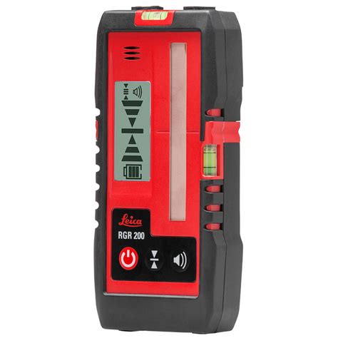 Laserový prijímač Leica RGR 200 s držiakom na latu