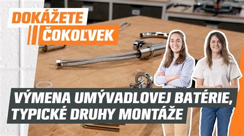 Schéma montáže stojančekovej batérie s označením komponentov