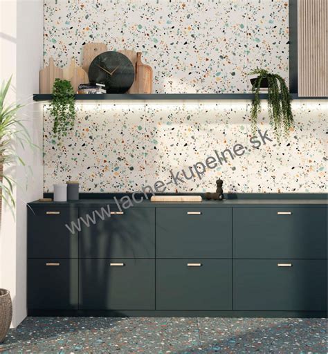 Kuchynský obklad s terrazzo vzorom