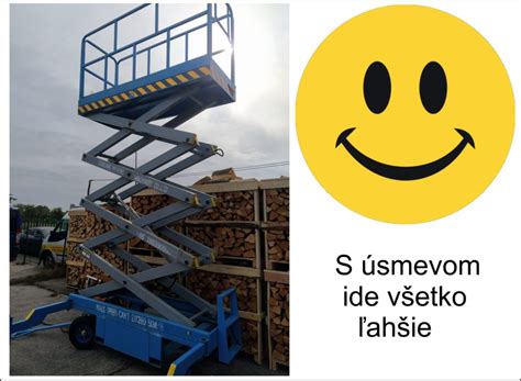 Schéma rôznych typov pracovných plošín (nožnicová, kĺbová, teleskopická)