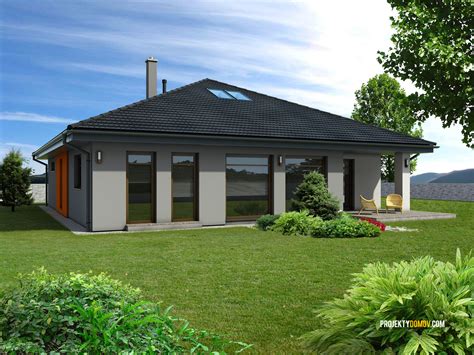 Moderný bungalov s obytným podkrovím