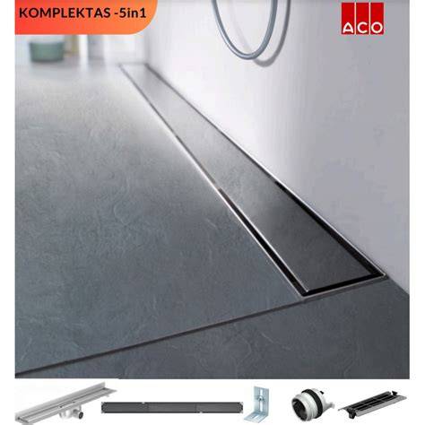 ACO ShowerDrain C sprchový žľab s roštom Piano