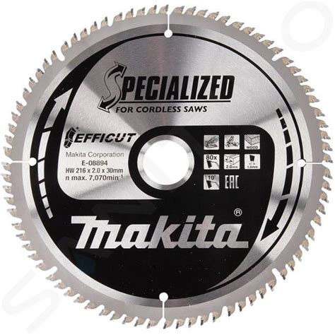 pílový kotúč Makita 165mm na cementové dosky detaily zubov