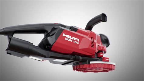 Hilti DGH 150 počas práce na podlahe