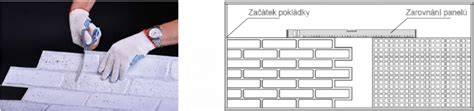 Schéma aplikácie lepidla na zadnú stranu 3D obkladu