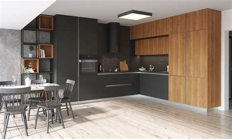 Interiér modernej profesionálnej kuchyne s varným kotlom