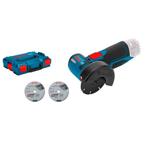 Detail akumulátorovej uhlovej brúsky Bosch GWS 12V-76 v akcii