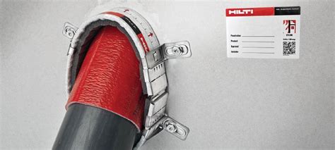 Hilti protipožiarne manžety na potrubiach