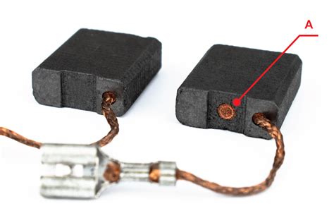 Ilustrácia uhlíkových kief pre elektrické náradie