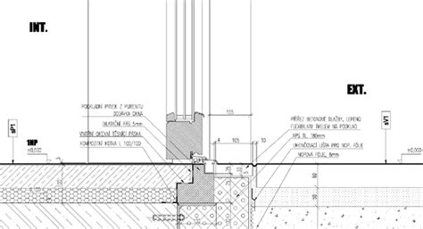 Detail správne izolovanej dilatačnej škáry v suteréne