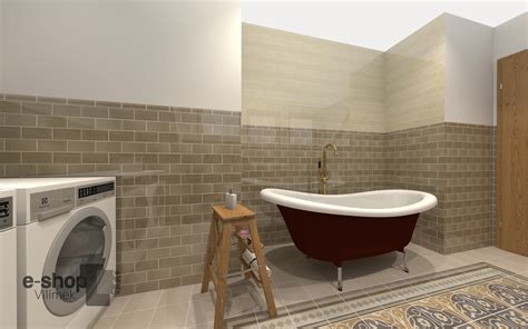 Interiér s retro obkladmi a dlažbou