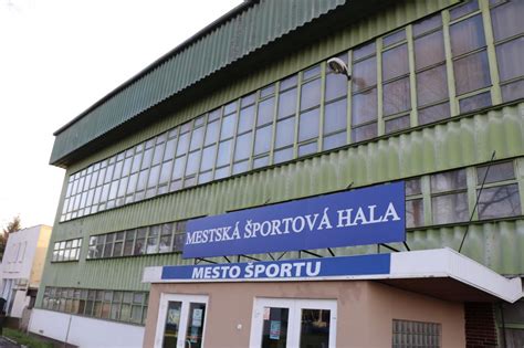 Súčasná podoba Mestskej športovej haly v Dubnici nad Váhom