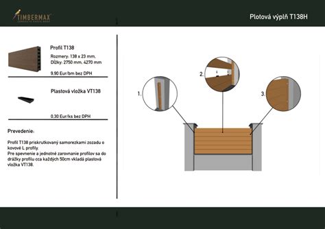 Detail fasádnych dosiek Timbermax s uvedenými informáciami o produkte