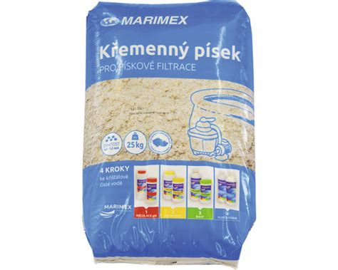 Vrece baleného piesku so zobrazenými informáciami o produkte