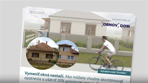 Príklad odstupových vzdialeností rodinných domov