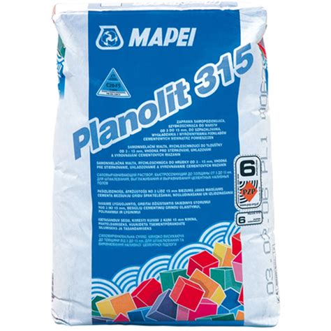 Balenie samonivelačnej hmoty Mapei Planolit 315