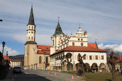 Historické centrum Levoče zhora