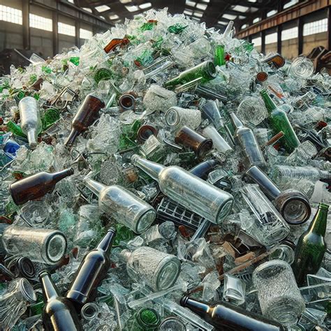 Hromada stavebného a demolačného odpadu pred recykláciou