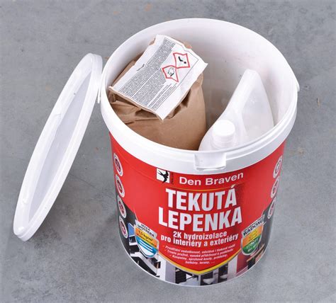 Ukážka balenia jednozložkového hydroizolačného náteru