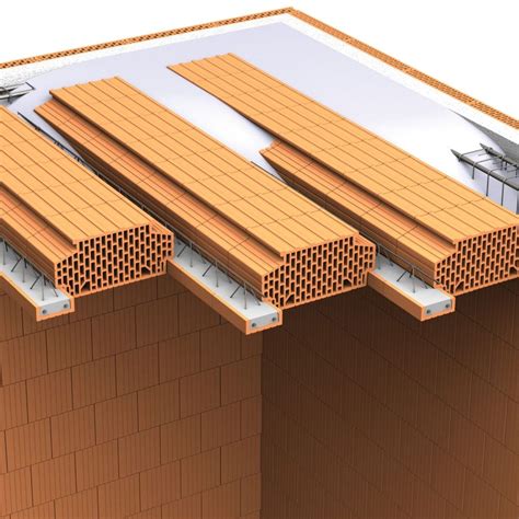 Detail stropného nosníka a stropnej vložky s priehradovou výstužou